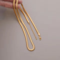 Flat Snake Chain Necklace