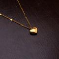 14K Gold Heart Pendant Necklace